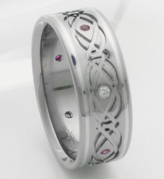titanium irish celtic wedding ring ck66 Titanium Wedding and Engagement Rings