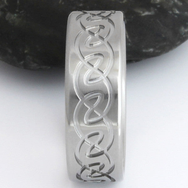 titanium irish celtic promise rings ck9 Titanium Wedding and Engagement Rings