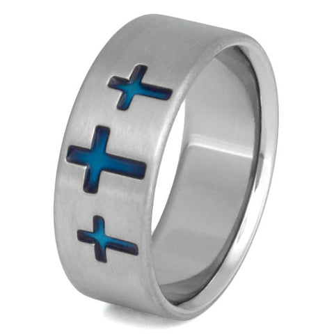 Titanium cross ring deals