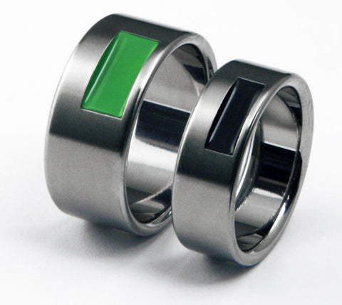unique titanium wedding ring boxer 