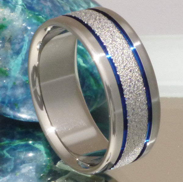 the glimmer frost titanium wedding ring f7 Titanium Wedding and Engagement Rings