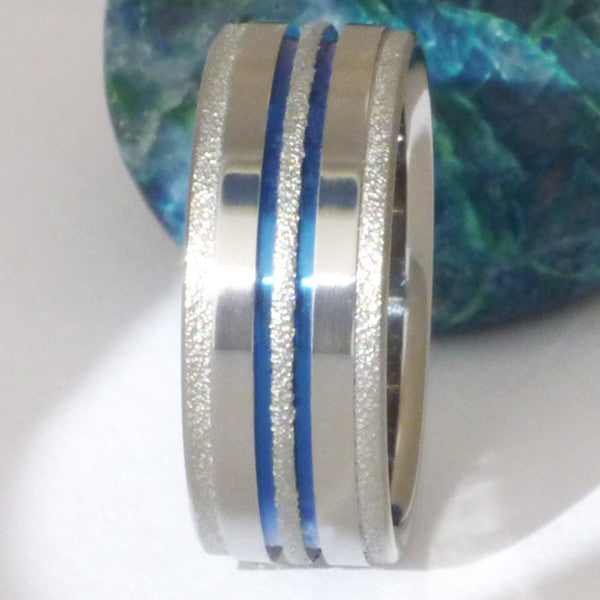 dazzling frost titanium wedding ring f20 Titanium Wedding and Engagement Rings