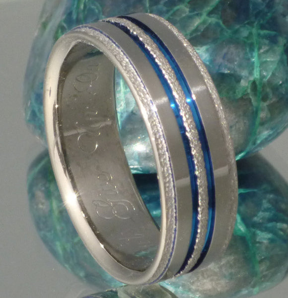 dazzling frost titanium wedding ring f20 Titanium Wedding and Engagement Rings