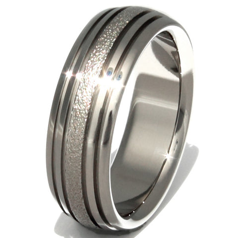 the rapids frost titanium wedding ring f4 Titanium Wedding and Engagement Rings