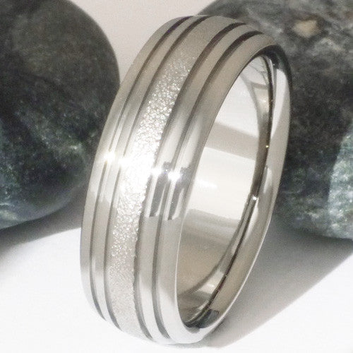 the rapids frost titanium wedding ring f4 Titanium Wedding and Engagement Rings