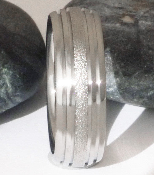 the rapids frost titanium wedding ring f4 Titanium Wedding and Engagement Rings