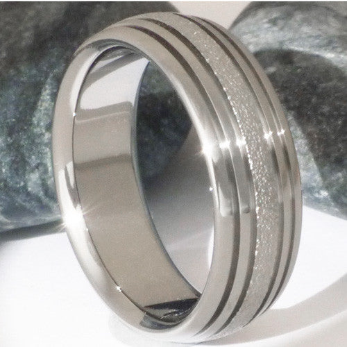 the rapids frost titanium wedding ring f4 Titanium Wedding and Engagement Rings