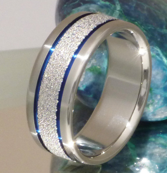 the glimmer frost titanium wedding ring f7 Titanium Wedding and Engagement Rings