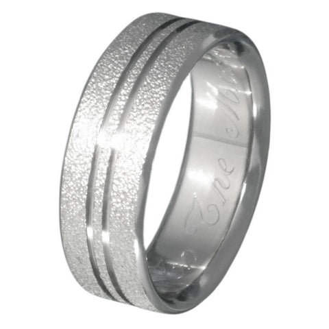 the shimmer frost titanium wedding ring f9 Titanium Wedding and Engagement Rings