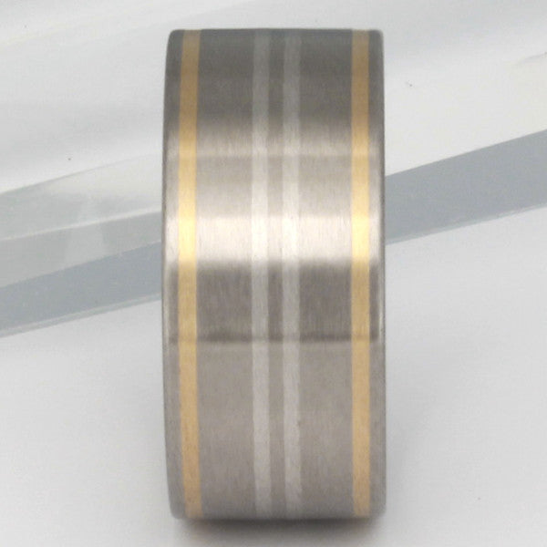 horizon two tone ring m2 Titanium Wedding and Engagement Rings