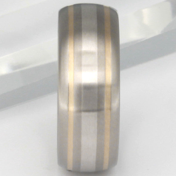 freedom two tone ring m9 Titanium Wedding and Engagement Rings