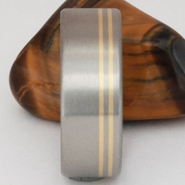 titanium gold ring g2 Titanium Wedding and Engagement Rings