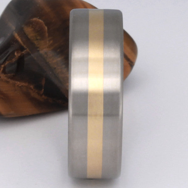 titanium wedding ring with gold inlay g7 Titanium Wedding and Engagement Rings