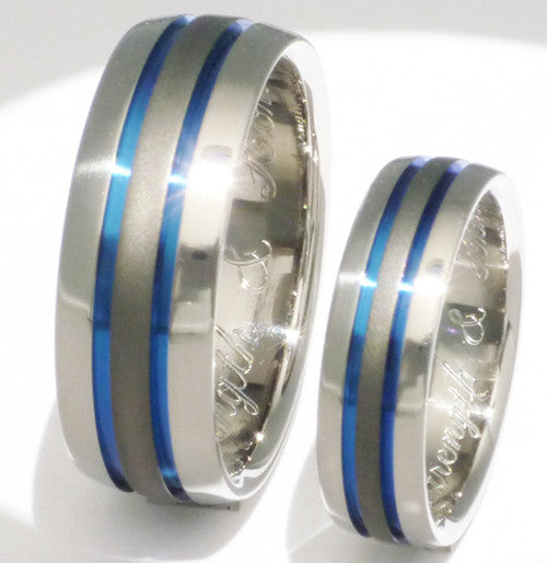 matching sable titanium ring set stsa11 Titanium Wedding and Engagement Rings