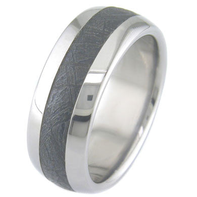 Boone Meteorite Black Titanium Ring