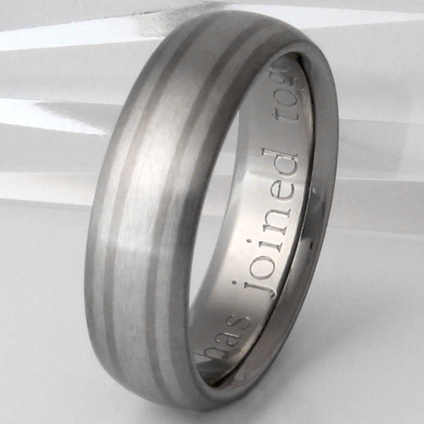 titanium platinum wedding rings p20 Titanium Wedding and Engagement Rings
