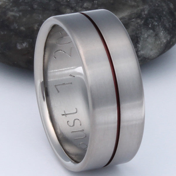 red titanium ring r34 Titanium Wedding and Engagement Rings