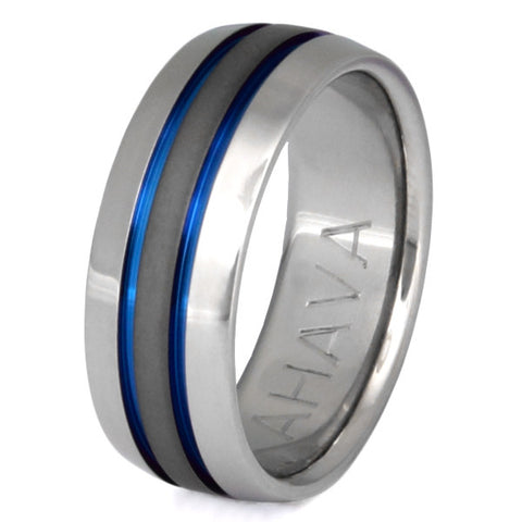 sable titanium ring sa11 Titanium Wedding and Engagement Rings
