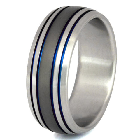 sable titanium ring sa13 Titanium Wedding and Engagement Rings