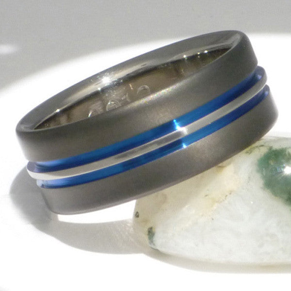 sable titanium ring sa20 Titanium Wedding and Engagement Rings