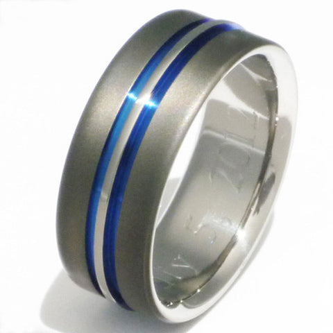 sable titanium ring sa20 Titanium Wedding and Engagement Rings