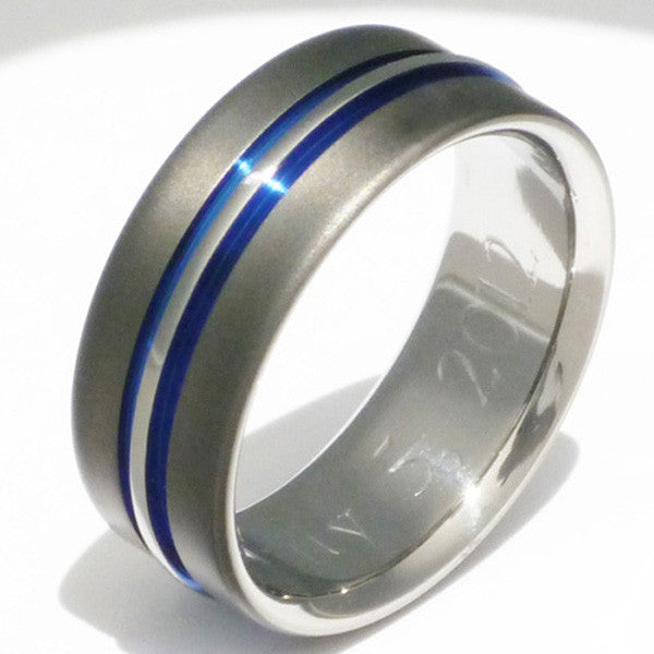 sable titanium ring sa20 Titanium Wedding and Engagement Rings