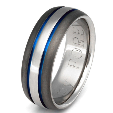 sable titanium ring sa22 Titanium Wedding and Engagement Rings
