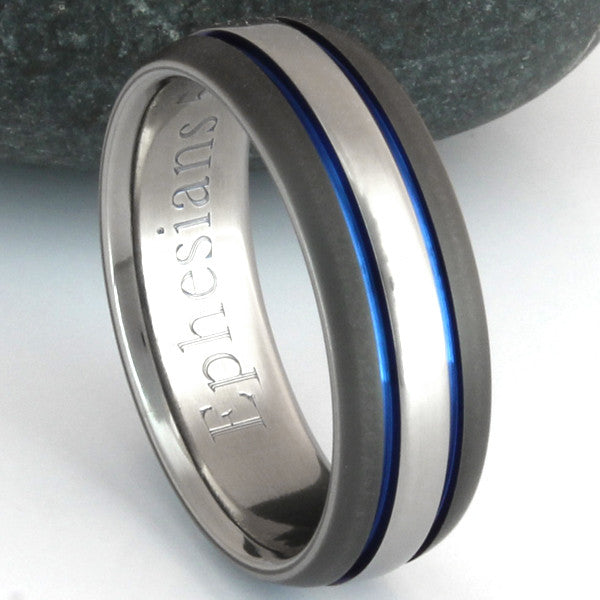 sable titanium ring sa22 Titanium Wedding and Engagement Rings