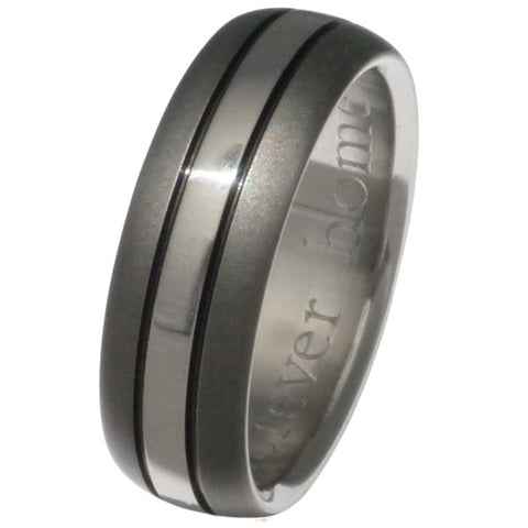 sable titanium ring sa4 Titanium Wedding and Engagement Rings