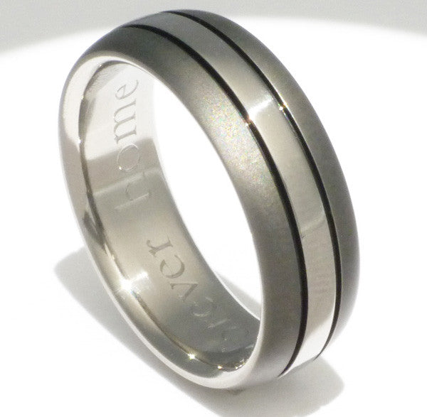 sable titanium ring sa4 Titanium Wedding and Engagement Rings