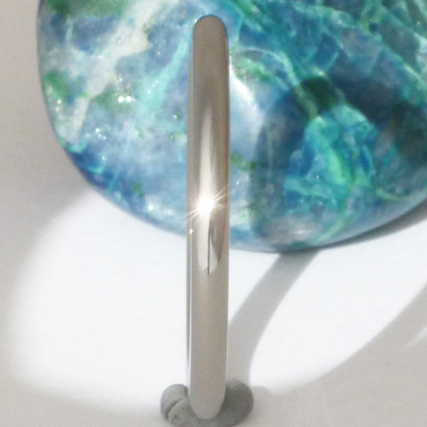 true classic stackable titanium ring Titanium Wedding and Engagement Rings