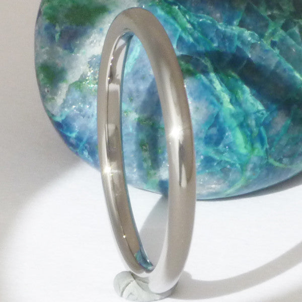 true classic stackable titanium ring Titanium Wedding and Engagement Rings