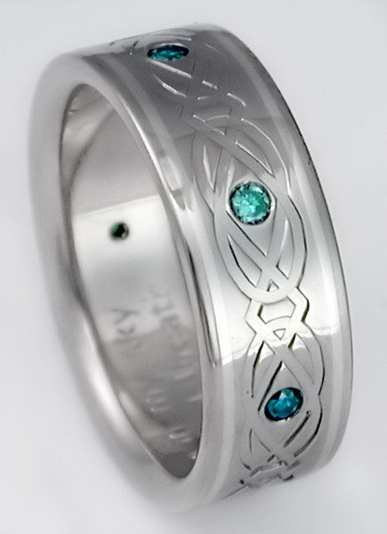 titanium irish celtic wedding ring ck67 Titanium Wedding and Engagement Rings