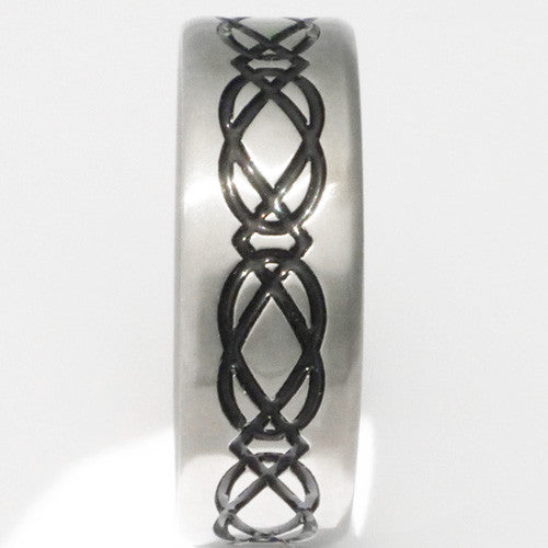 black titanium irish celtic promise ring ck3 Titanium Wedding and Engagement Rings