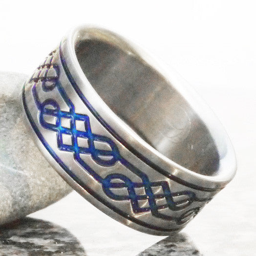 titanium irish celtic promise rings ck55 Titanium Wedding and Engagement Rings