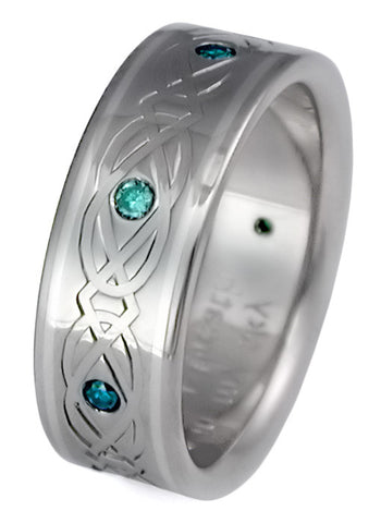 titanium irish celtic wedding ring ck67 Titanium Wedding and Engagement Rings