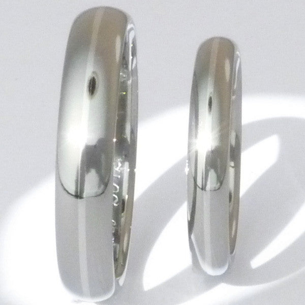 matching titanium wedding band set ste4 Titanium Wedding and Engagement Rings