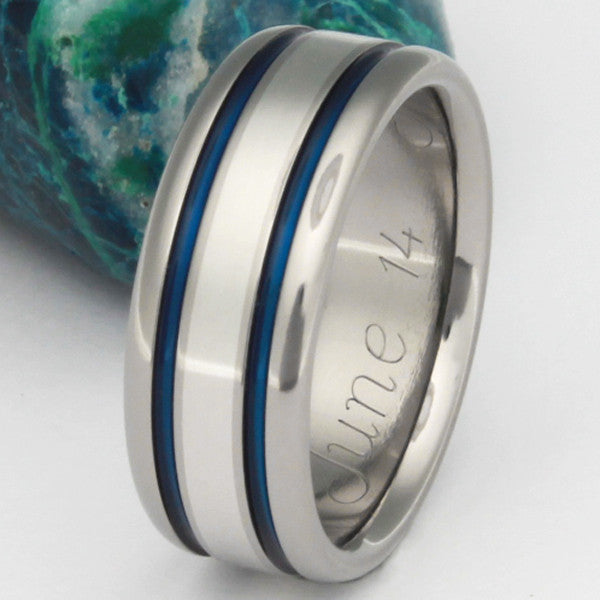 unique wedding rings w8 Titanium Wedding and Engagement Rings