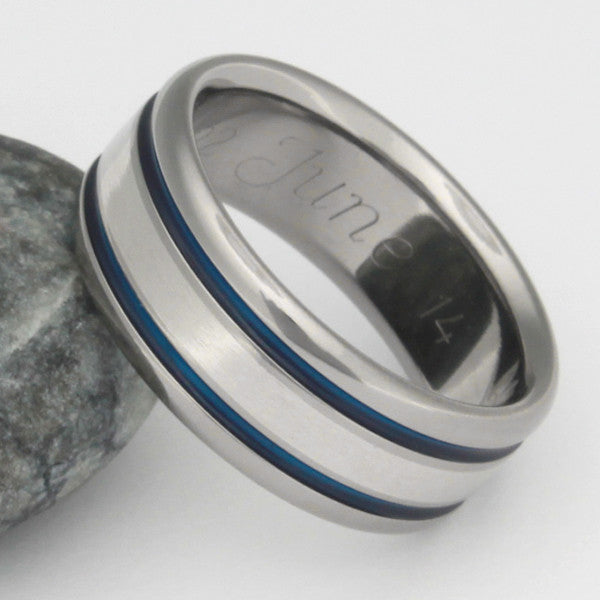 unique wedding rings w8 Titanium Wedding and Engagement Rings