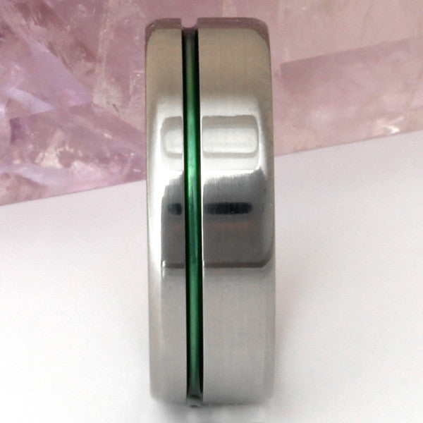 titanium ring go green n35 Titanium Wedding and Engagement Rings
