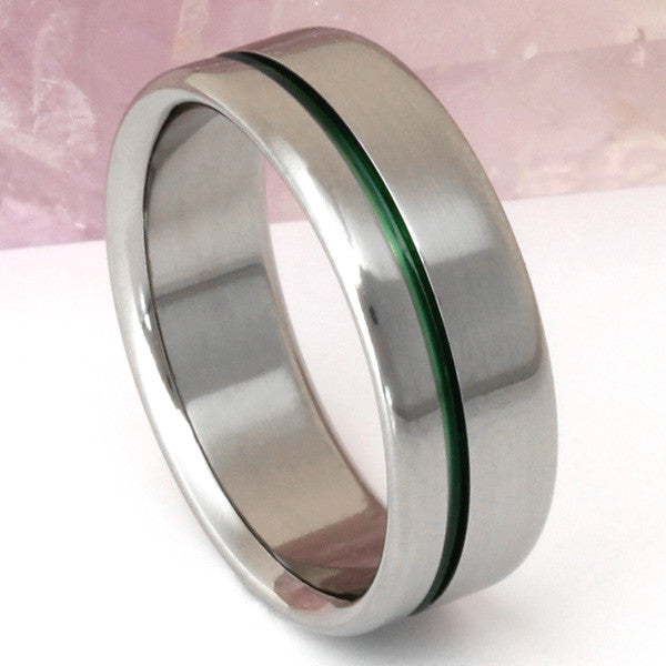 titanium ring go green n35 Titanium Wedding and Engagement Rings