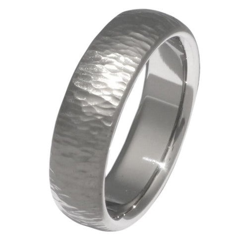 titanium ring ripple hammer n14 Titanium Wedding and Engagement Rings