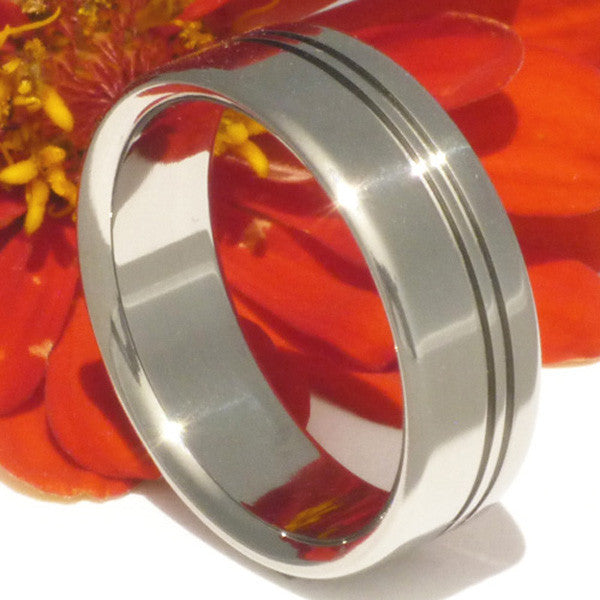 titanium ring hideaway n8 Titanium Wedding and Engagement Rings